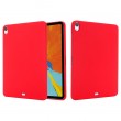 Pure Color Liquid Silicone Shockproof Full Coverage Case f. iPad Air 11 (2024) / Air 2022/2020 10.9 (Red)