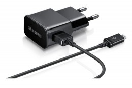 Original Samsung Travel Charger EP-TA200EB inkl. USB Datenkabel Typ C black (Quick Charger)