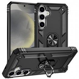 Shockproof TPU + PC Phone Case f. Galaxy S25+ (Black)