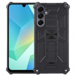 Armor Shockproof TPU+PC Magnetic Case m. Holder f. Galaxy A36 5G (Black)