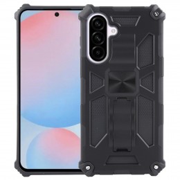 Armor Shockproof TPU+PC Magnetic Case m. Holder f. Galaxy A56 5G (Black)