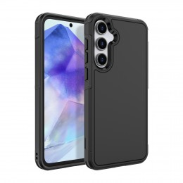 Armor PC Hybrid TPU Phone Case f. Galaxy A55 (Black)