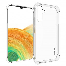 Hat-Prince Clear TPU Shockproof Phone Case f. Galaxy A34