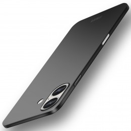 Frosted PC Ultra-thin Hard Phone Case f. iPhone 16 Plus (Black)