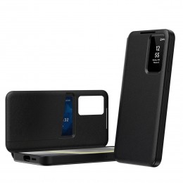 Smart View Window Leather Case m. Card Slot f. Galaxy S25 5G