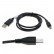 FZ-Ladeadapter USB - Dual USB - 4,8A inkl. USB Ladekabel TYP-C, BLACK , ca. 1m