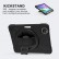 360 Degree Rotation Silicone Protective Cover m. Holder/Hand Strap & Long Strap/Pencil Slot f. iPad Air 11 (2024) 10.9 / Pro 11 2022/2021/2020 Black mit SCHULTER/UMHÄNGEGURT