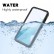 360 Full Body Life Waterproof Phone Case f. Galaxy S23+ 5G (Black)