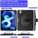 360 Degree Rotation PC+TPU Protective Case m. Holder/Hand-strap/ Pen Slot f. iPad Air 11 (2024) Air (2022/2020) 10.9 (Black) ohne Schulter/Umhängegurt