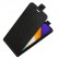 R64 Texture Vertical Flip Leather Case m. Card Slots/Photo Frame f. Galaxy A13 (Black) (nicht f. 4G)