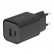 Netzteil Nini Ganto 65 W Type-C PD+USB-A FC SW Ultra KOMPAKT, INTELLIGENTE LADESTEUERUNG PPS black