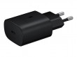 Original SAMSUNG USB Typ-C 25W Super fast charger schwarz (EP-TA800EBE) ohne Ladekabel