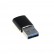 Adapter Slim zu USB-A 3.0 Stecker auf USB Type C (USB-C) Buchse - schwarz