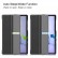Custer Texture Horizontal Flip Leather Case m. Three-folding Holder & Sleep / Wake-up Function für Galaxy Tab S6 (Black)