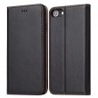 ECHTLEDER Texture Horizontal Flip Leather Case m. Holder/Card Slots/Wallet f. iPhone SE 2022/SE 2020/8/7 (Black)