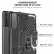 Armor PC + TPU Shockproof Case m. 360 Degree Rotation Ring Holder f. Galaxy S21 Ultra (Black)