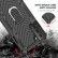 Armor PC + TPU Shockproof Case m. 360 Degree Rotation Ring Holder f. Galaxy S21+ (Black)