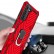 Armor PC + TPU Shockproof Case with 360 Degree Rotation Ring Holder f. Galaxy S21 Ultra (Red)