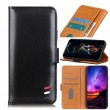 3-Color Pearl Texture Magnetic Buckle Horizontal Flip PU Leather Case m. Card Slots/Wallet/Holder f. Galaxy A52 5G/A52s 5G/A52 4G (Black)