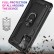 Shockproof TPU + PC Protective Case m. 360 Degree Rotating Holder f. Galaxy A52 5G/A52s 5G/A52 4G (Black)