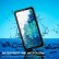 Shockproof Waterproof PC + TPU Protective Case f. Galaxy S21+ (Black)