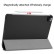 Leather Case m. Three-folding Holder & Sleep / Wake-up Function f. iPad Pro 12.9 (2022/2021) Black