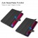 Leather Case m. Three-folding Holder & Sleep / Wake-up Function f. iPad Pro 11 (2022/2022/2018) Black