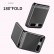 Ultra-thin Electroplated Transparent Folding Case f. Galaxy Z Flip 5G / 4G (Black)