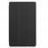 Custer Pattern Pure Color Horizontal Flip Leather Case m. Three-folding Holder f. Galaxy TAB A7 Lite (Black)