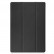 Custer Pattern Pure Color TPU Smart Tablet Holster m. Sleep Function/3-Fold Holder/Pen Slot f. Galaxy Tab S7 Lite (black)