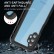 Transparent Dot Shockproof Waterproof PC + TPU Protective Case f. Galaxy A32 5G (Black)