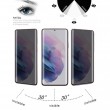 0.3mm PRIVATCY 9H Surface Hardness 3D Curved Surface Glass Film f. Galaxy S21+/5G antifingerprint