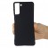 Pure Color Liquid Silicone Shockproof Full Coverage Case f. Galaxy S21 5G (Black)