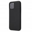 Solid Color Liquid Silicone Shockproof Protective Case f. iPhone 13 Pro (Black)