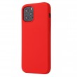 Solid Color Liquid Silicone Shockproof Protective Case f. iPhone 13 (Red)