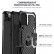 Cool Armor PC + TPU Shockproof Case m.360 Degree Rotation Ring Holder f. iPhone 13 Mini (Black)