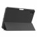 Custer Pattern Pure Color TPU Smart Tablet Holster m. Sleep Function & 3-Fold Holder/Pen Slot f. iPad mini 6 (Black)