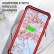 3 in 1 Shockproof PC + Silicone Protective Case f. Galaxy S21 FE (Red)