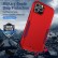 Armor Heavy Duty PC + TPU Shockproof Case w. Holder f. iPhone 13 Mini (Red)