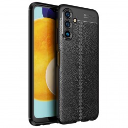 Litchi Texture TPU Shockproof Case f. Galaxy A13 5G (Black)
