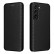 Carbon Fiber Texture Magnetic Horizontal Flip Leather Phone Case f. Galaxy S 22+ (Black)