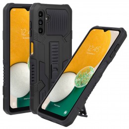 All Inclusive Double-color TPU + PC Phone Case f. Galaxy A13 (Black)