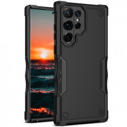 Armor Phone Case f. Galaxy S22 Ultra 5G (Black)