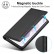 LC.IMEEKE LC-001 Series PU+TPU Color Matching Frosted Leather Phone Case f. Galaxy S22+ (Black)