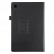 Litchi Texture Solid Color Leather Tablet Case f. Galaxy TAB A8 10.1 (Black)