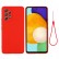 Pure Color Liquid Silicone Shockproof Full Coverage Case f. Galaxy A53 5G (Red)