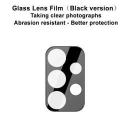 Integrated Rear Camera Lens Tempered Glass Film m. Lens Cap Black Version f. Samsung Galaxy A53 5G