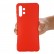 Pure Color Liquid Silicone Phone Case f. Galaxy A13 4G (Red) (nicht f. 5G)