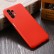 Pure Color Liquid Silicone Phone Case f. Galaxy A13 4G (Red) (nicht f. 5G)
