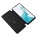 Carbon Fiber Texture Horizontal Flip PU Phone Case f. Galaxy A23 5G (Black) nicht für 4G